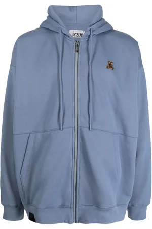 Izzue Hoodie con cordones y logo bordado