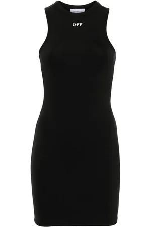 OFF-WHITE Vestido corto Sleek Rowing