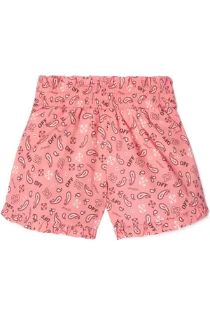 OFF-WHITE Bermudas con estampado de bandana