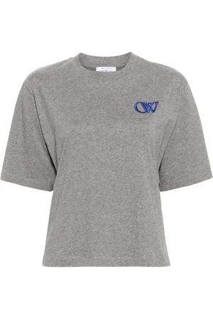 OFF-WHITE Playera con logo bordado