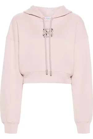 OFF-WHITE Hoodie Bling Leaves Arrow
