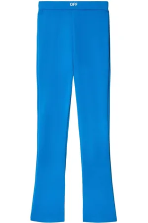 OFF-WHITE Leggins acampanados con logo en la pretina