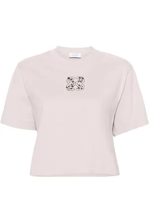 OFF-WHITE Playera Bling Leaves Arrow