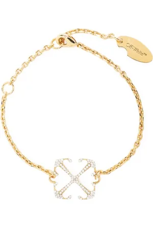 OFF-WHITE Pulsera de cadena con motivo Arrows