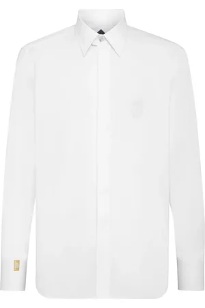 BILLIONAIRE Camisa con logo bordado y botones