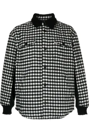 UNDERCOVER Sobrecamisa con estampado cuadros gingham