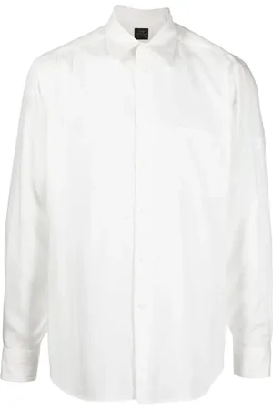 YOHJI YAMAMOTO Camisa semitransparente manga larga
