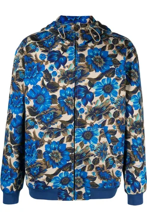 Moschino Chamarra con capucha y estampado floral