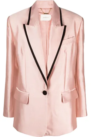ZIMMERMANN Blazer con botones y ribetes en contraste