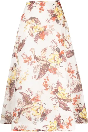 ZIMMERMANN Falda acampanada Matchmaker con estampado floral