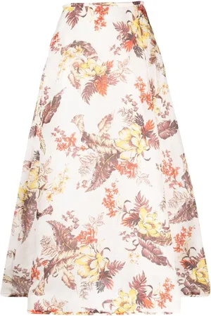 ZIMMERMANN Falda acampanada Matchmaker con estampado floral