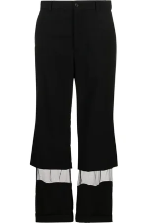 NOIR KEI NINOMIYA Pantalones cortos con paneles de tul