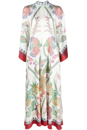 La DoubleJ Vestido con estampado Magnifico Flower Placée
