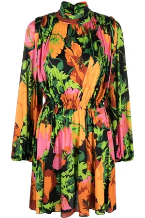 La DoubleJ Vestido corto con estampado floral