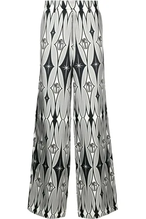 AMIRI Pantalones anchos con estampado gráfico