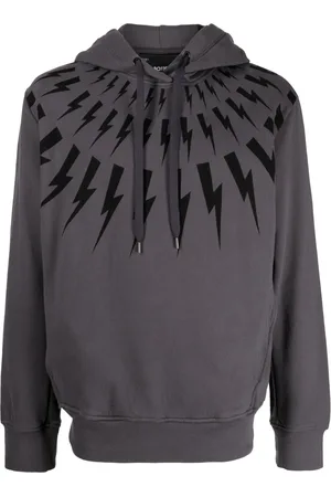 Neil Barrett Hoodie con motivo Thunderbolt