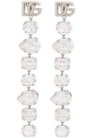 Dolce & Gabbana Aretes con placa del logo