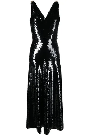 Lanvin Vestido largo con detalles bordados