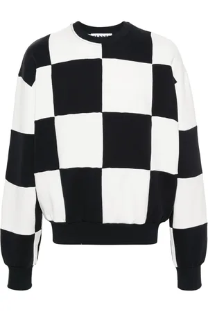 SUNNEI Sudadera con cuello redondo y diseño patchwork