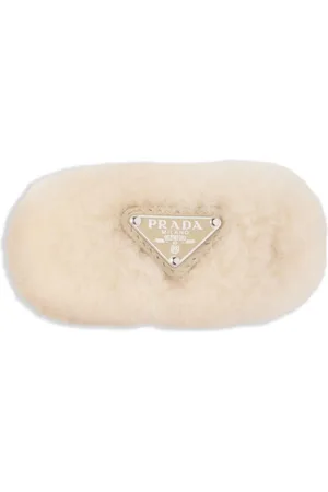 Prada Broche para el cabello con logo triangular