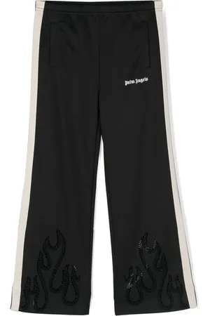 Palm Angels Pants con llamas estampadas