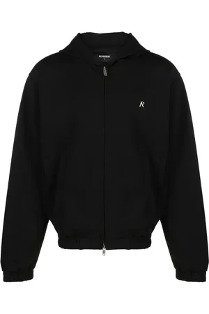 Represent Chamarra con capucha y placa del logo
