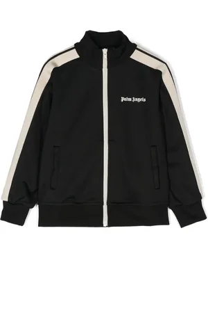 Palm Angels Chamarra deportiva con logo estampado