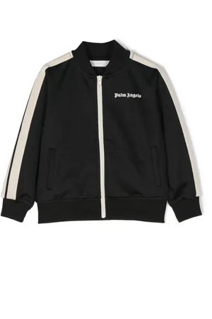 Palm Angels Chamarra con ribete de rayas
