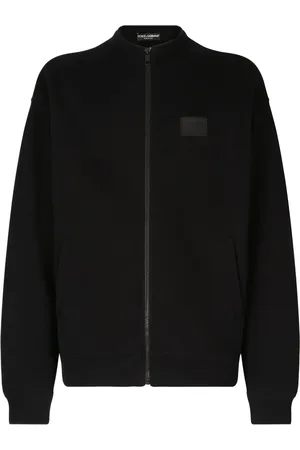 Dolce & Gabbana Sudadera con aplique del logo y cierre
