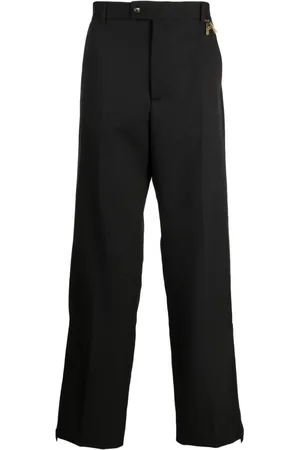 ARIES Pantalones rectos con tiro medio