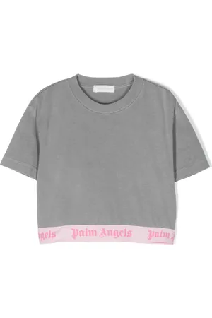 Palm Angels Playera corta con banda del logo