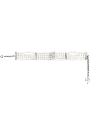 BLUMARINE Gargantilla con detalle de perlas