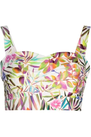 Bambah Top estilo bustier Floral Sarah