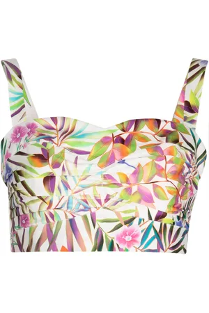 Bambah Top estilo bustier Floral Sarah