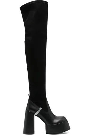 Premiata Botas altas de gamuza Goteborg con tacón de 130mm