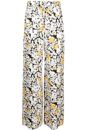 Lanvin Pantalones anchos con estampado floral