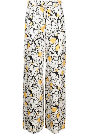 Lanvin Pantalones anchos con estampado floral