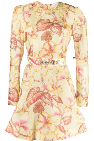 ZIMMERMANN Vestido corto Hibiscus con estampado floral