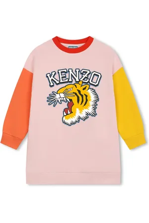 Kenzo Vestido con logo estampado
