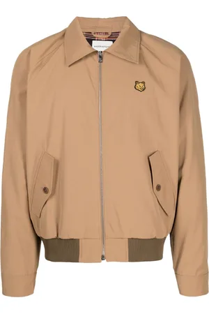 Maison Kitsuné Chamarra Bold con aplique Fox Head