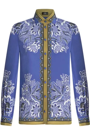 Etro Camisa con estampado de bandana