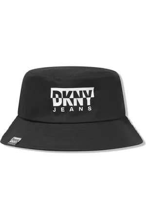 DKNY Gorro de pescador con logo estampado