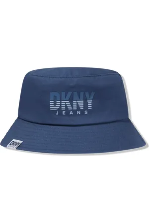 DKNY Gorro de pescador con logo estampado