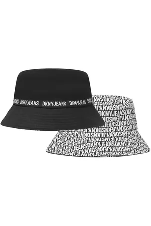DKNY Gorro de pescador con logo estampado