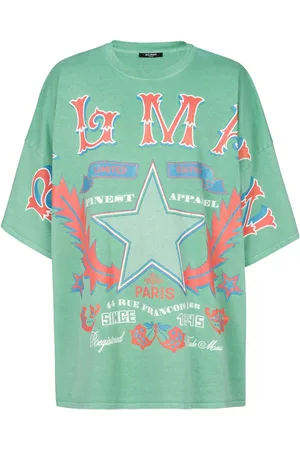 Balmain Playera con estampado gráfico