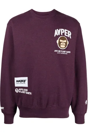 A Bathing Ape Sudadera con aplique del logo