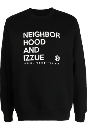 Izzue Sudadera con logo estampado de x Neighborhood