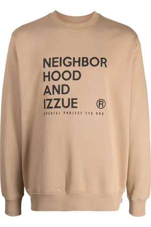 Izzue Sudadera con logo estampado de x Neighborhood