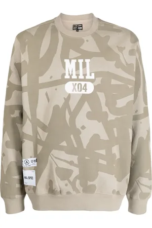 Izzue Sudadera con cuello redondo y logo estampado