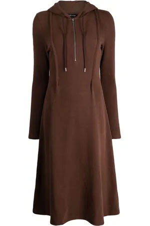 tout a coup Vestido midi con capucha